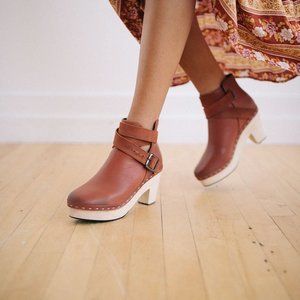 Free People Bungalow Clog Leather Boot